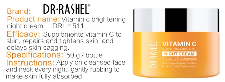 DR.RASHEL Vitamin C  Day Cream Night Cream Face Cream  50G