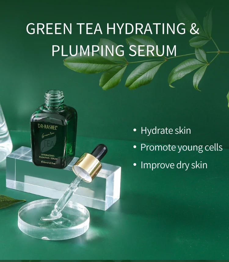 DR RASHEL Green Tea Purify Balancing Skin Care Set 10pcs Facial Care Kit