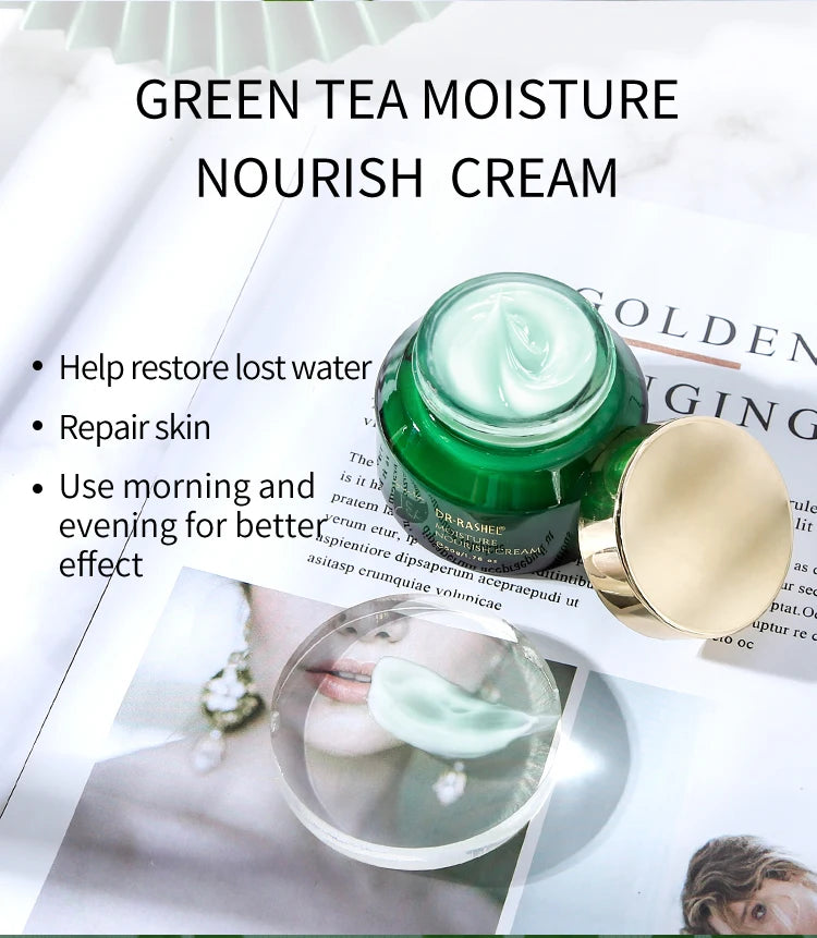 DR RASHEL Green Tea Purify Balancing Skin Care Set 10pcs Facial Care Kit