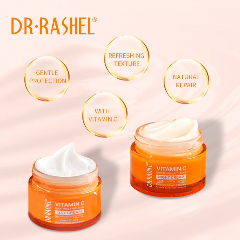 DR.RASHEL Vitamin C  Day Cream Night Cream Face Cream  50G