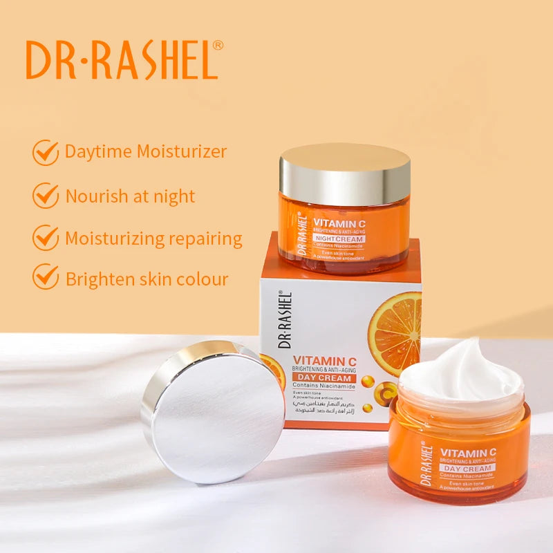 DR.RASHEL Vitamin C  Day Cream Night Cream Face Cream  50G