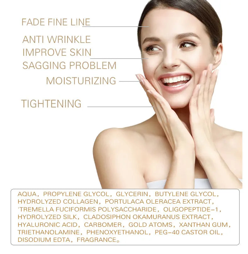 DR.RASHEL 24K Gold Atoms Makeup Primer Collagen Ampoule Whitening Facial Serum 40 ml