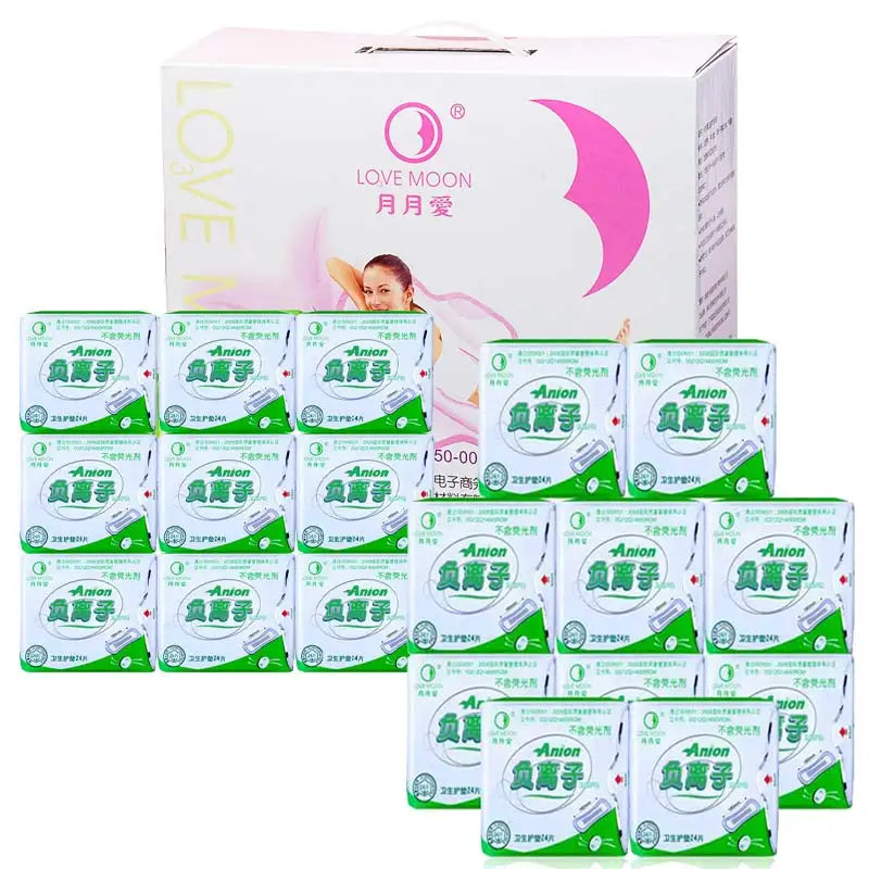 19Packs Organic Pads Ultra Thin Period Pads with Wings Super Absorbency Sanitary Pads for Women100% Cotton Panties Gasket