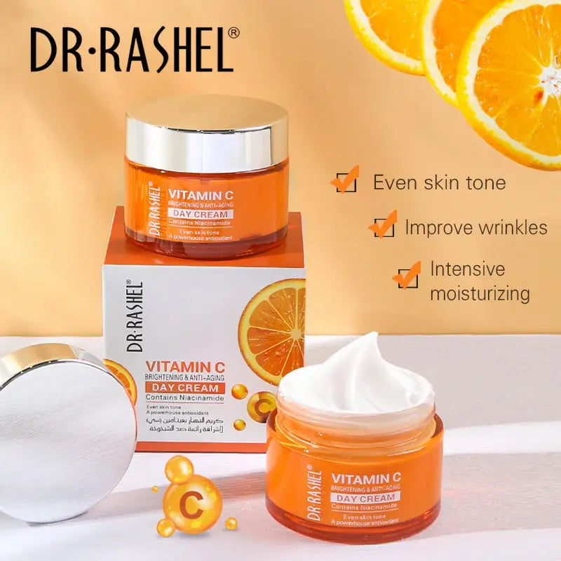 DR.RASHEL Vitamin C  Day Cream Night Cream Face Cream  50G