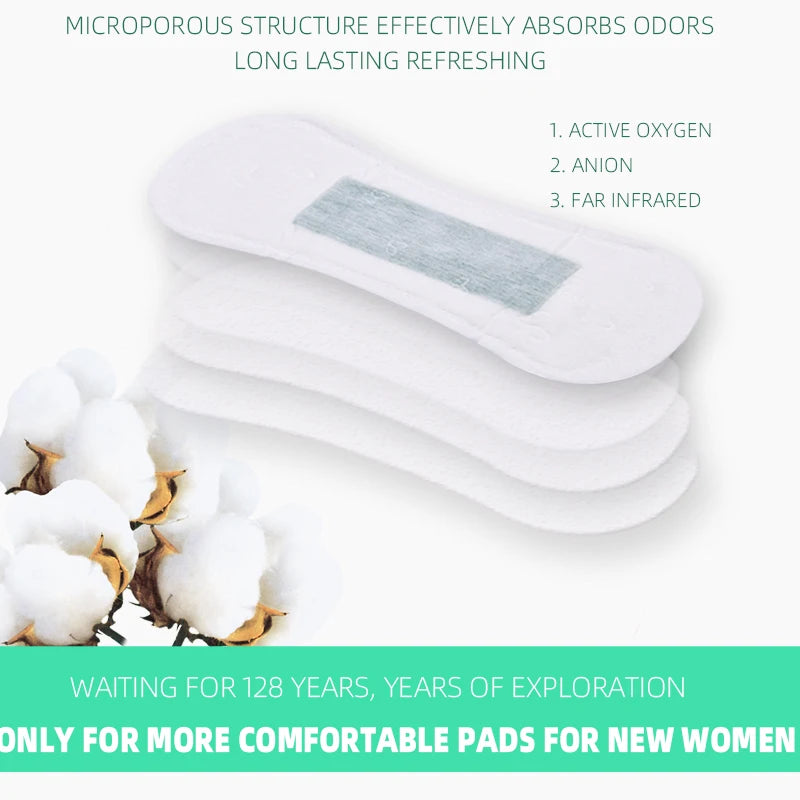 3 pack/lot love anion sanitary pads menstrual shuya anion 155mm length cotton soft feminine hygiene product 90 pieces