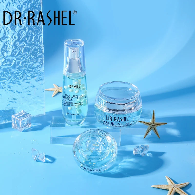 DR RASHEL Moisturizing Face Cream Eye Cream Essence Facial Skin Care Set 3 Pieces