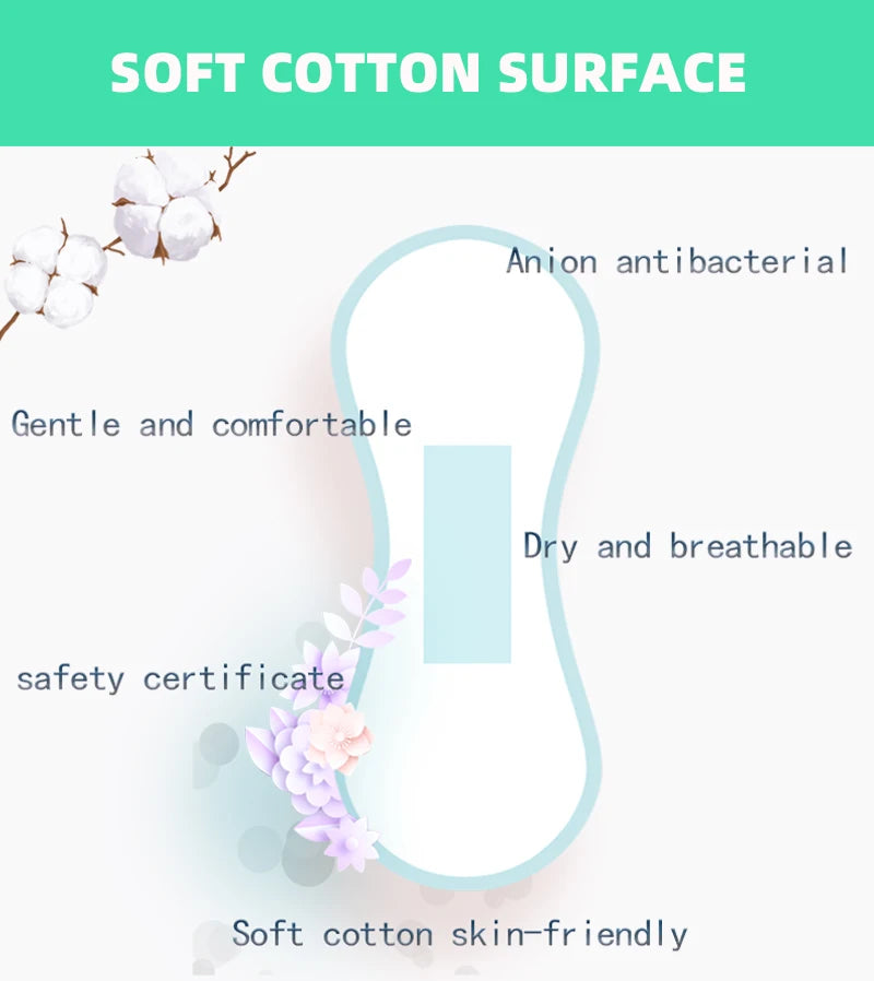 3 pack/lot love anion sanitary pads menstrual shuya anion 155mm length cotton soft feminine hygiene product 90 pieces