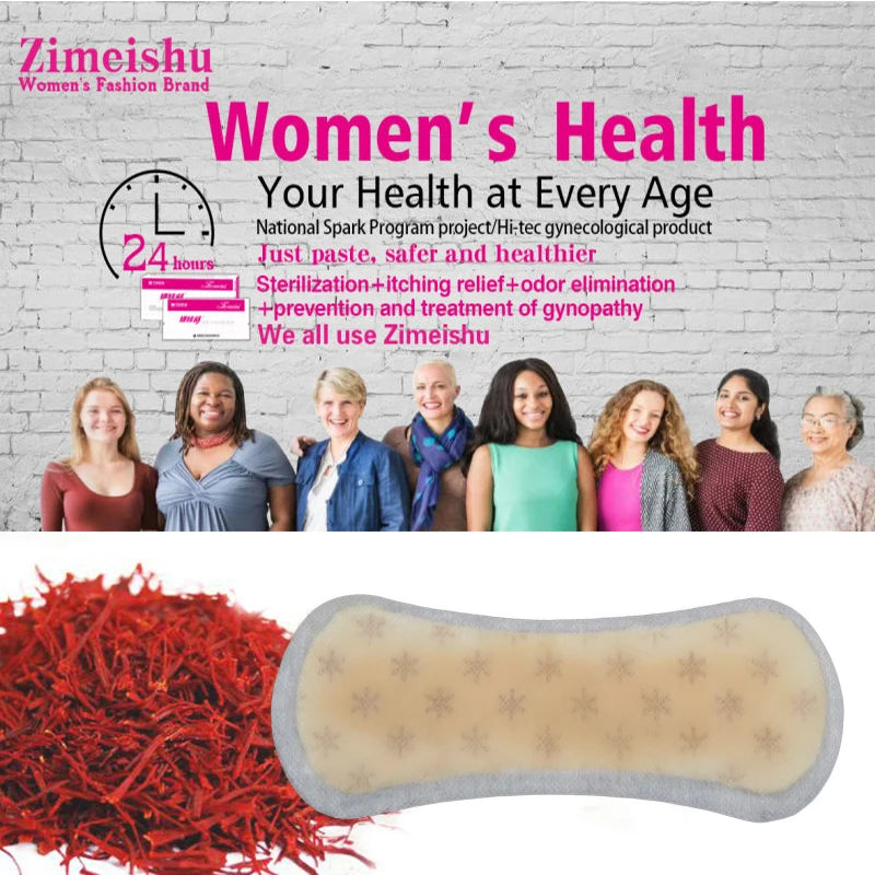 30 Pcs zimeishu silver-ion gynecological cure care pad womens medicated pads sanitary pads female feminine hygiene yoni pearls