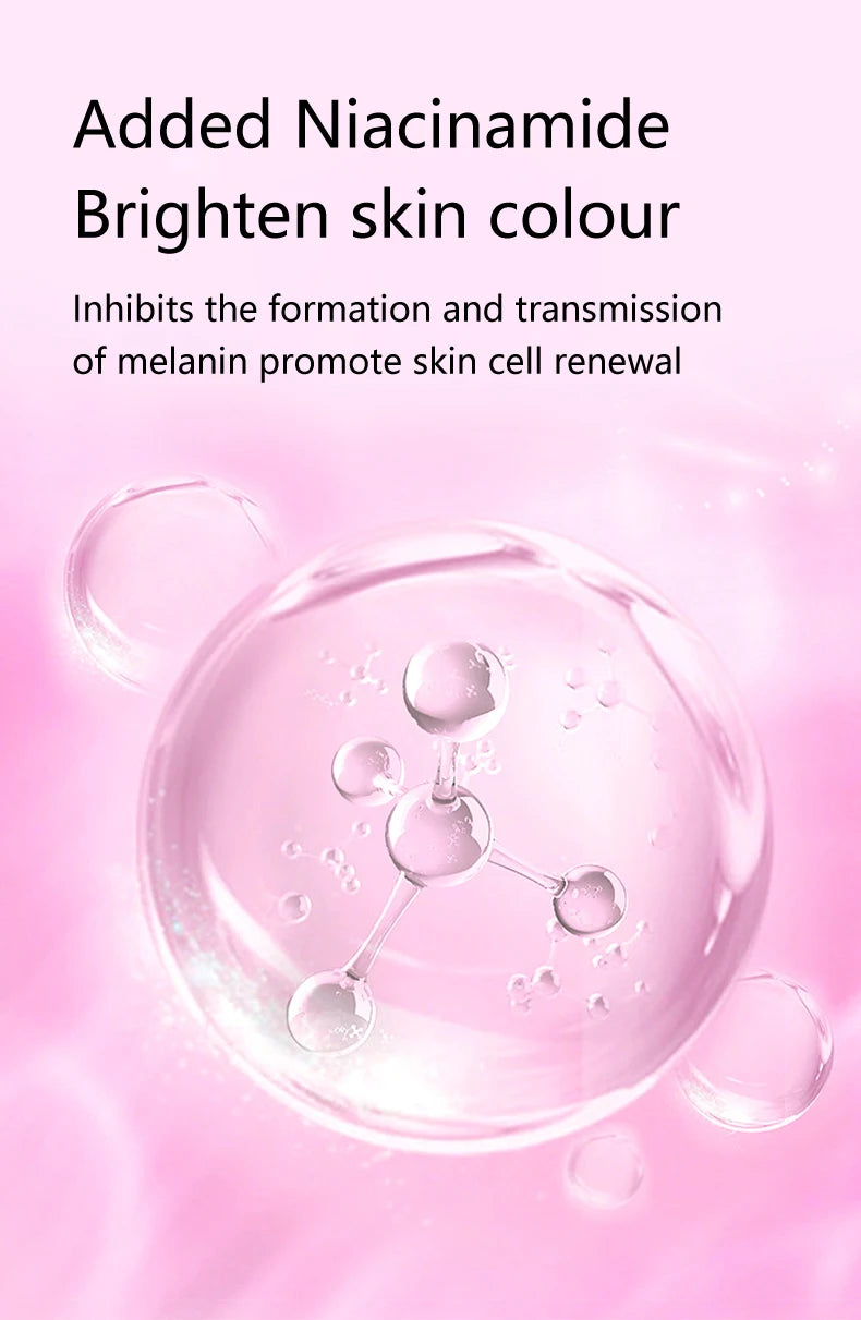 DR RASHEL Facial Cleanser Cream Serum Arbutin Niacinamide Dark Spots Removal Whitening Skin Care Face Set Kit 4 Pieces