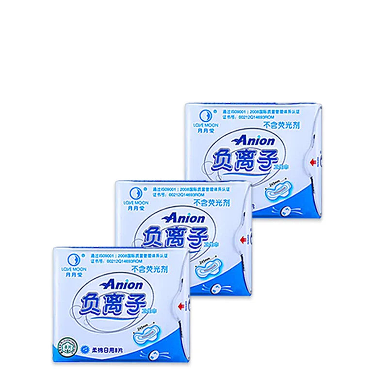 19Packs Organic Pads Ultra Thin Period Pads with Wings Super Absorbency Sanitary Pads for Women100% Cotton Panties Gasket