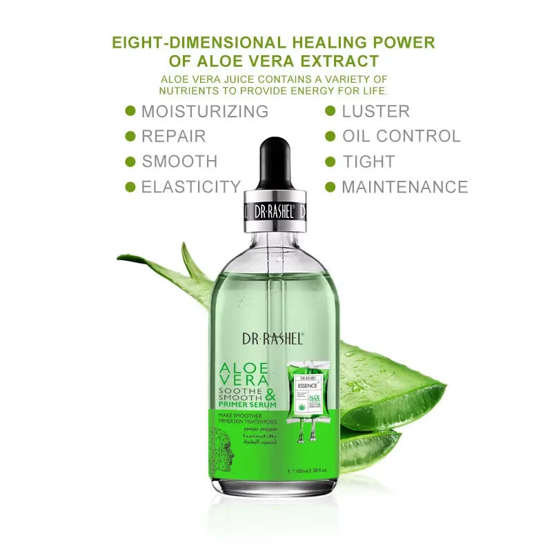 DR.RASHEL Moisturizing Firming Tighten Pores Soothe Smooth Face Manual Aloe Vera Serum