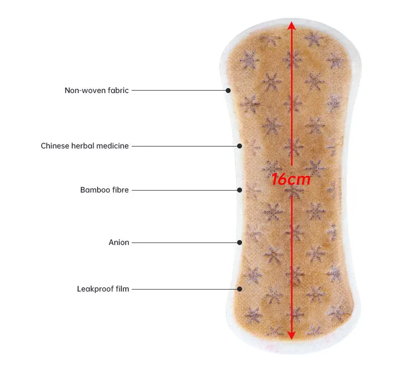 10Pcs Zimeishu Silver-ion Gynecological Cure Care Pad Womens Medicated Sanitary Pads Female Feminine Hygiene Yoni Pearls