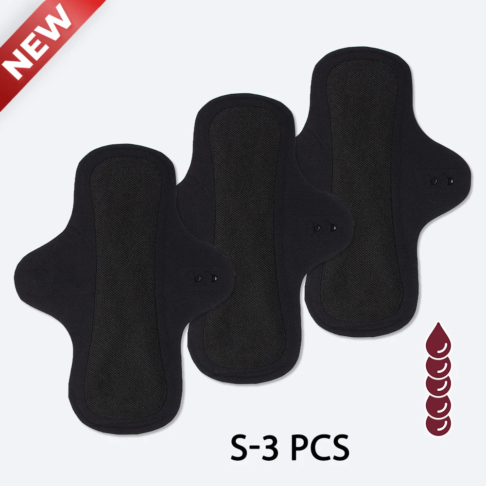 Reusable Menstrual Pads Women Large Washable Seamless Sanitary Napkin Thin No-slip Reusable Sanitary Towel Absorbent Pad Panties