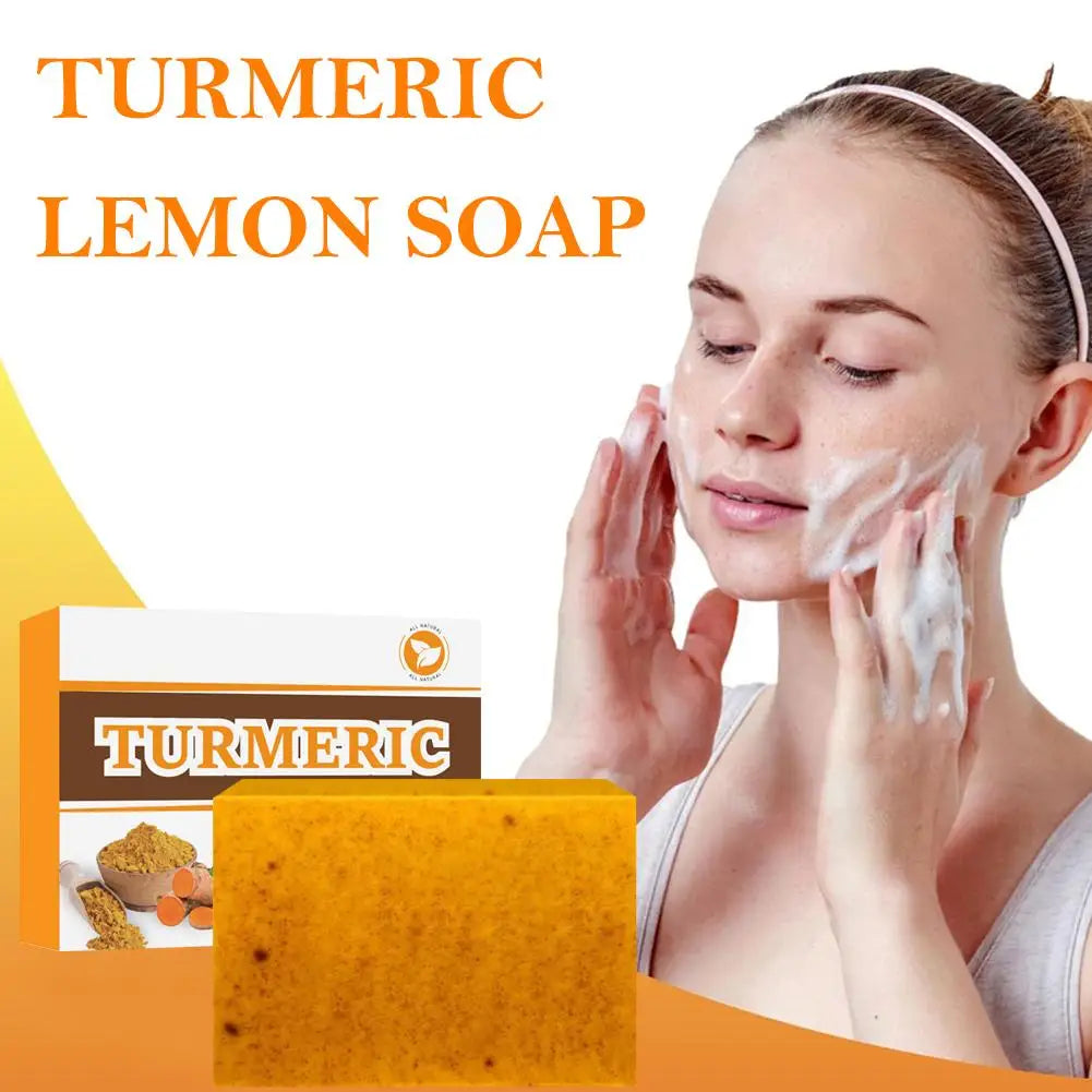 Turmeric Lemon Kojic Soap Hand Made Soap Lemon Kojic Acid Soap Shower And Facial Soap Body Skin Care Glowing Skin Best Soap Ever