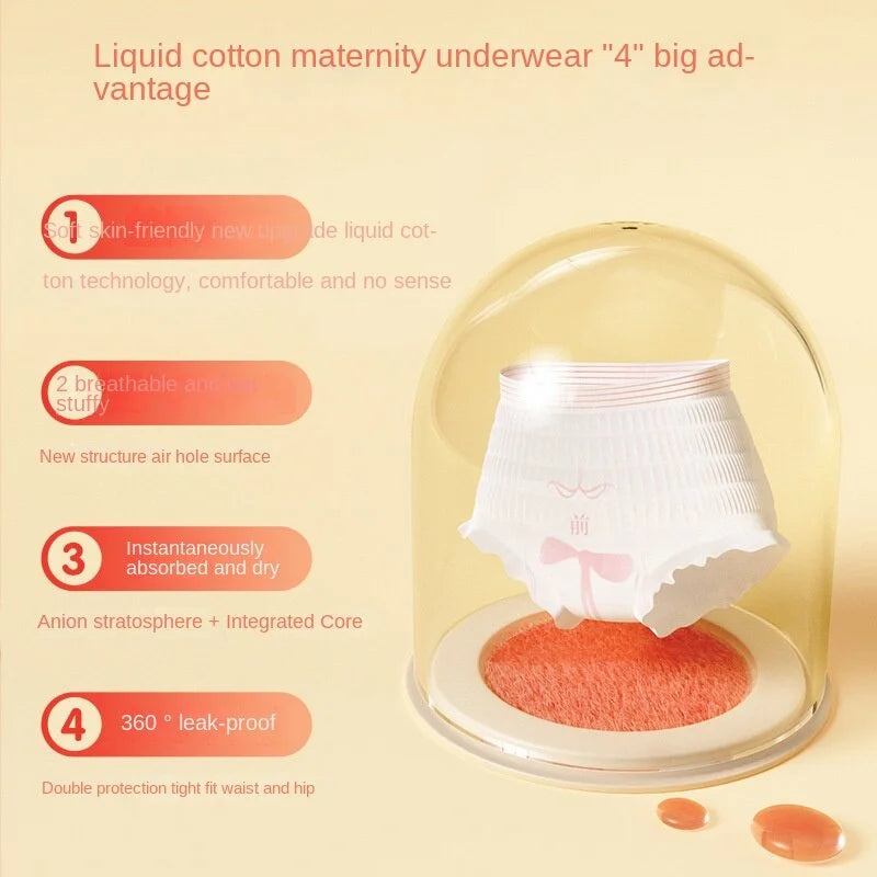 ONEWEAR Period Comfort Pants/Liquid Menstrual/Sleeping Pants Postpartum Plus Size Sanitary  Pants/Anti-side leakag