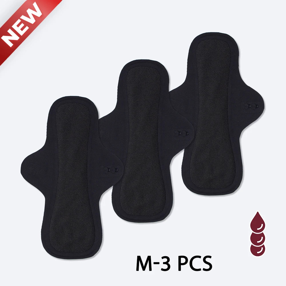 Reusable Menstrual Pads Women Large Washable Seamless Sanitary Napkin Thin No-slip Reusable Sanitary Towel Absorbent Pad Panties