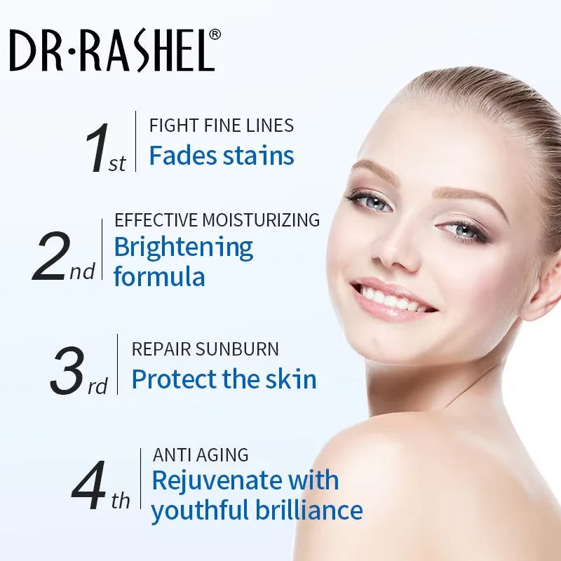DR RASHEL Skin Care Complete Facial Serum Set Vitamin C Serum Essence Oil Serum Retinol Serum 3 Pack 30ml