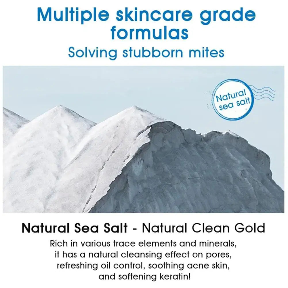 100g Natural Handmade Sea Salt Goat Milk Soap Moisturizing Face Care Wash Basis Soap Shower Deworming White Essential Oil Soap