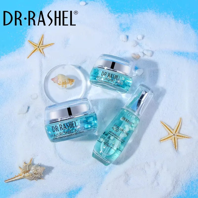 DR RASHEL Moisturizing Face Cream Eye Cream Essence Facial Skin Care Set 3 Pieces