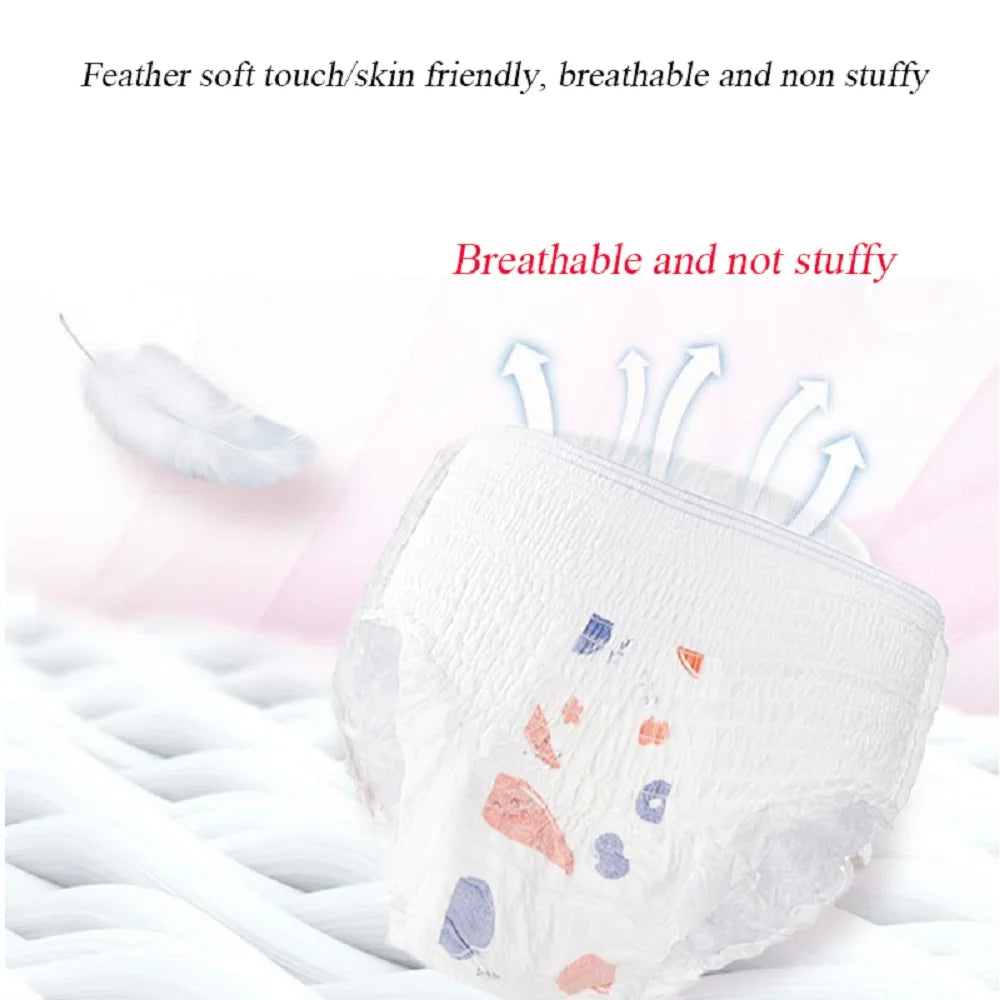 10pcs/pack Disposable Sanitary Pants Night Use Diaper Pants Sanitary Napkins Ultra-Thin Menstrual Pants Postpartum Care Pad