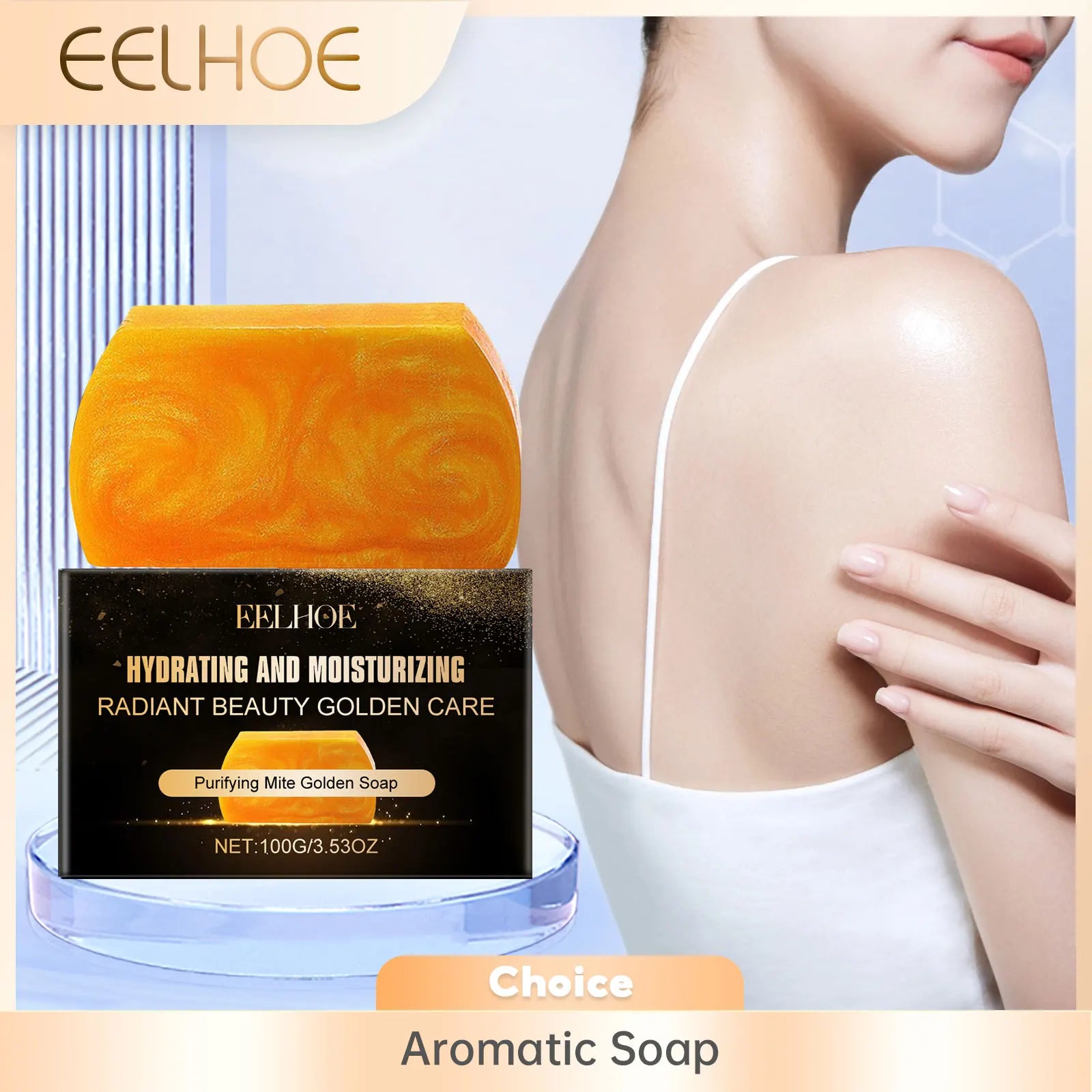 Aromatic Soap Deep Cleansing Stains Skin Whitening Glowing Exfoliator Reduce Pigmentation Nourishing Brightening Body Bath Soap