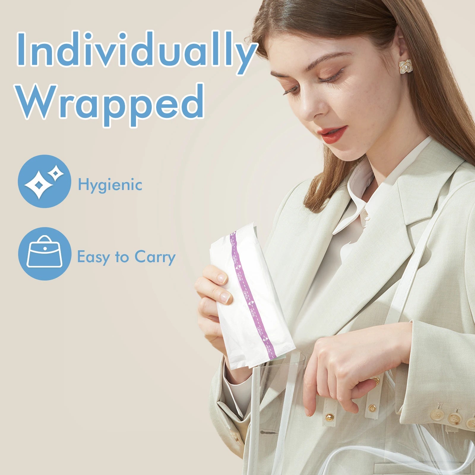 NCVI 2025 New Disposable Nursing Pads,Ultra Absorbent Breastfeeding Pads for Leaking Milk, Thin & Soft Nipple Pads