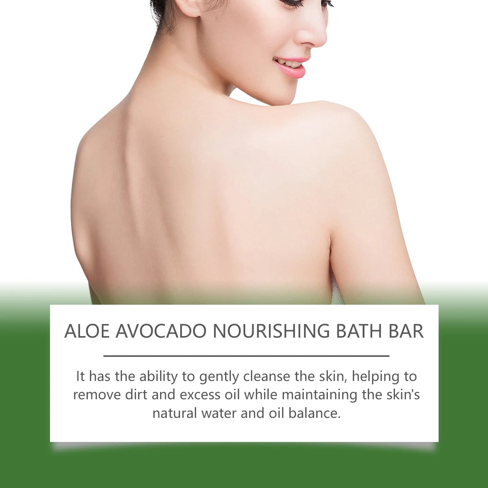 Oce Aura 100g Aloe Vera Herbal Soap Natural Bar Gentle Facial And Body Cleanser for Men & Women Soothing Nourishing