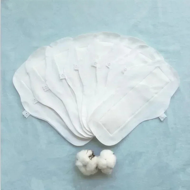 5Pcs Reusable Menstrual Pad 270mm Light Thin Cotton Pads Washable Panty Menstrual Sanitary Towel Liner Feminine Hygiene Supplies
