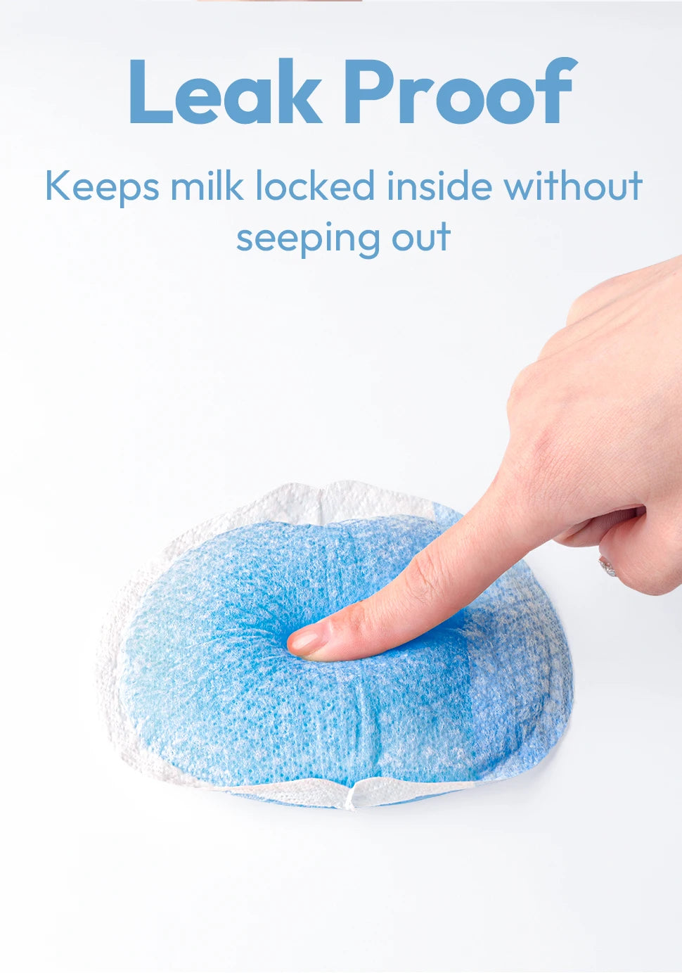 NCVI 2025 New Disposable Nursing Pads,Ultra Absorbent Breastfeeding Pads for Leaking Milk, Thin & Soft Nipple Pads