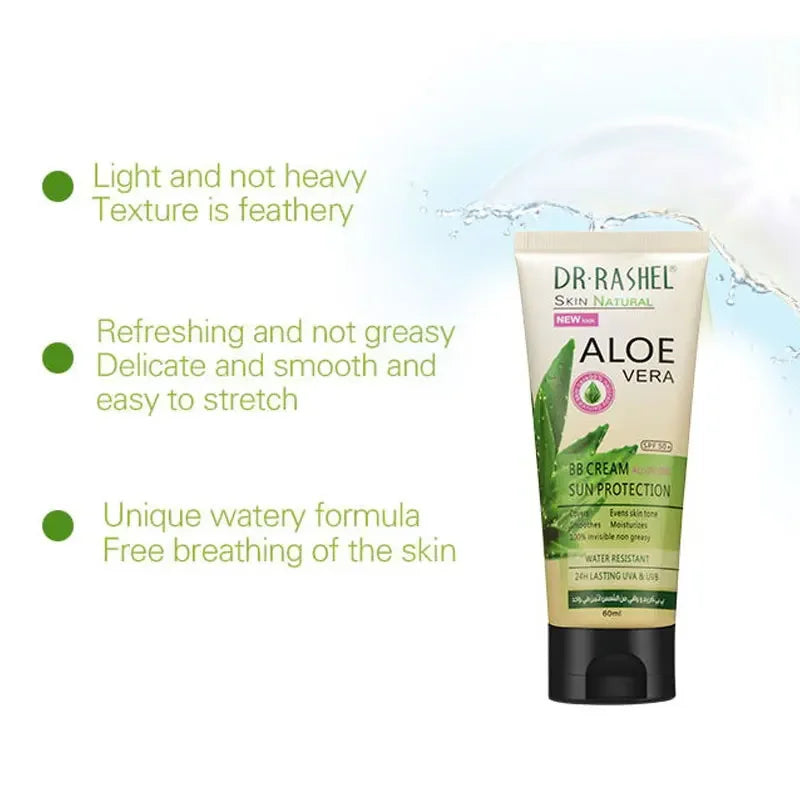 DR.RASHEL Face Body Sunscreen Moisturizing Isolation Whitening Aloe Vera Sunblock Skin Protection Prevent Sunburn SPF50 BB Cream
