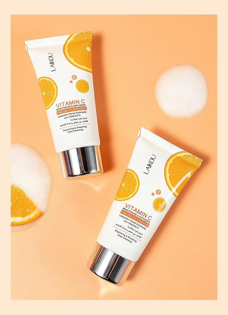 Dr.rashel Natural Vitamin C Nourishing Repair Cleanser Skin Care Whitening Moisturizing Shrinking Face Washing Product