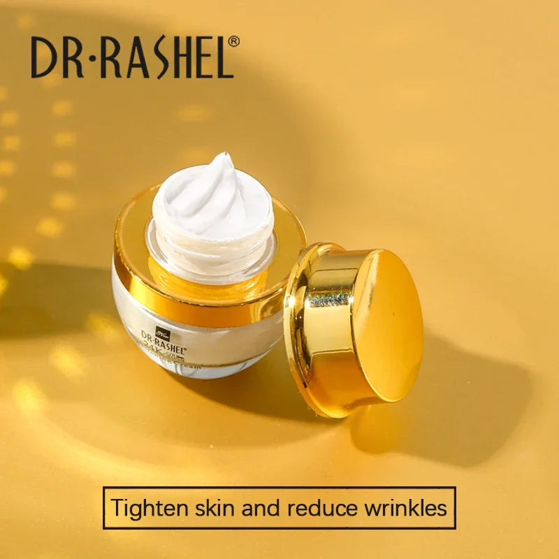 DR.RASHEL Skin Care 24K Gold Collagen Whitening Cream Moisturizing Lightening Brighten Spot Day Cream Nourishing Facial Cream