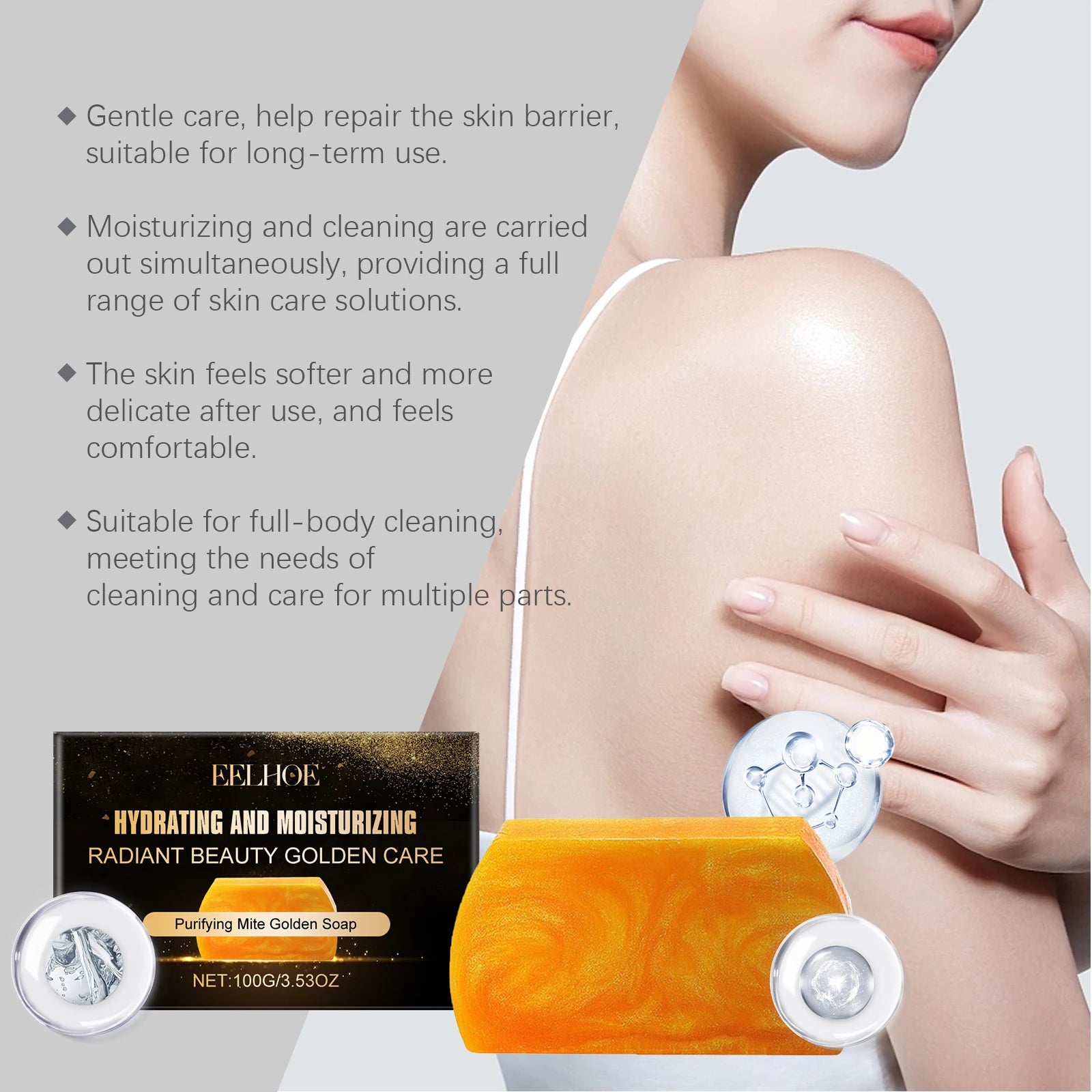 Aromatic Soap Deep Cleansing Stains Skin Whitening Glowing Exfoliator Reduce Pigmentation Nourishing Brightening Body Bath Soap