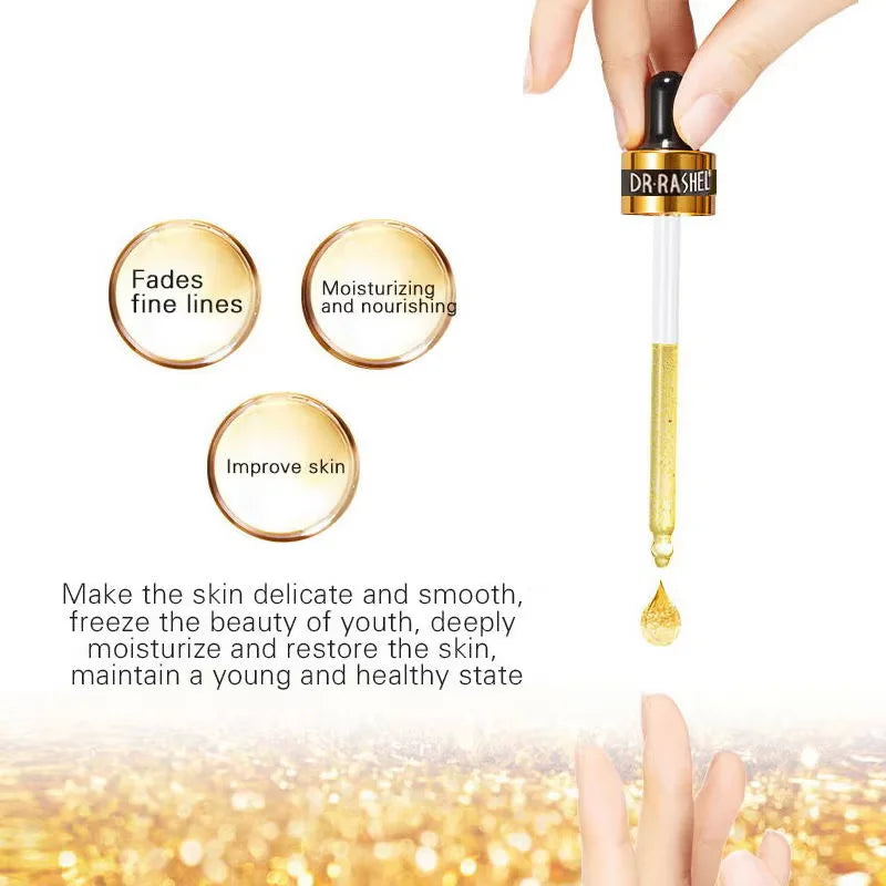 Dr Rashel Products Moisturizing Brightening Anti Aging 24K Gold Skin Care Set 5pcs