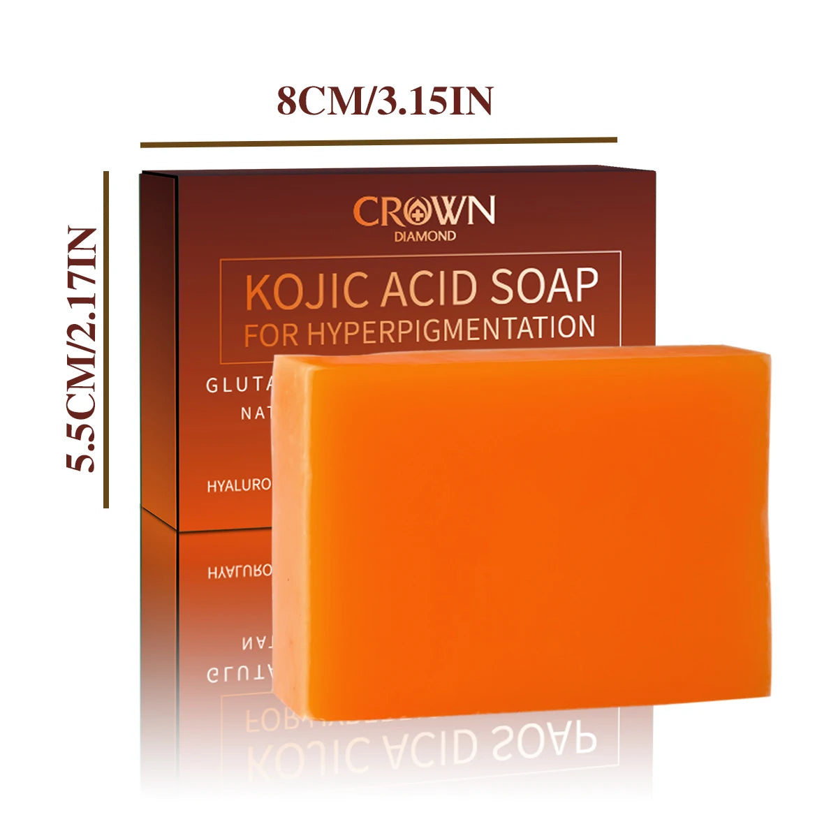 Turmeric Kojic Acid Soap Massage Soap Handmade Soap for Face and Bath for Deep Cleansing, Exfoliation, Body Moisturizing