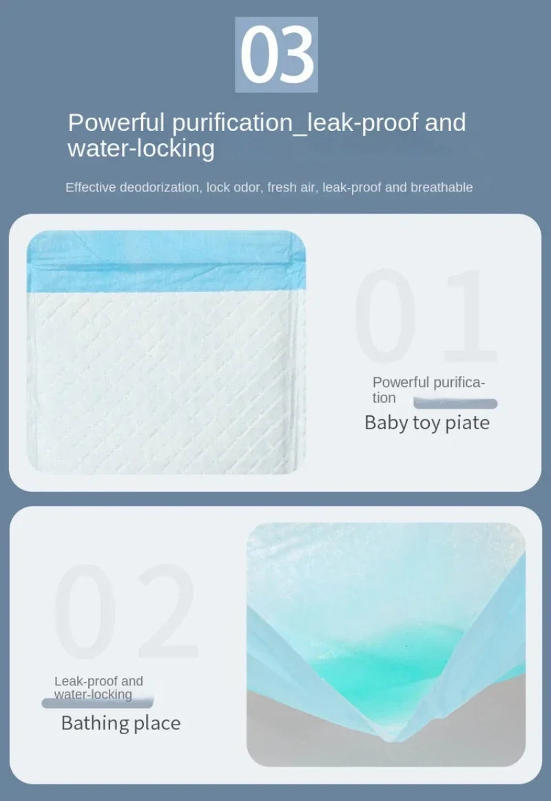 Super Absorbent Pet Diaper Dog Training Pee Pads Disposable Healthy Nappy Mat For Cats Dog Quick-dry
