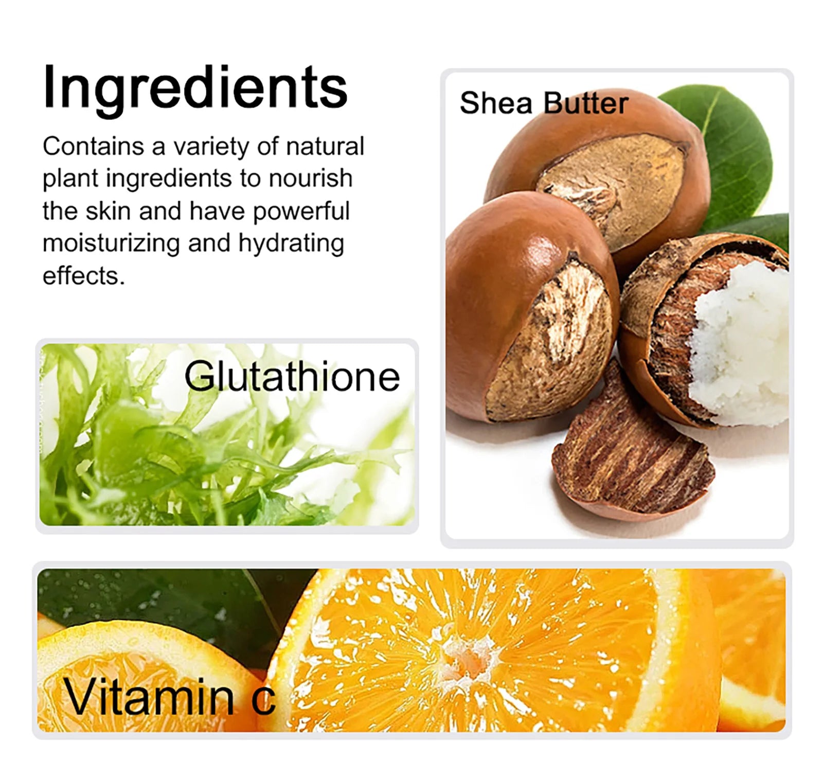 AILKE Glutathione & Vitamin C Kit,With Whitening Lotion,Moisturizing Cream,Lightening Soap, Spa Oil,Glowing Body Cream,Gift Set