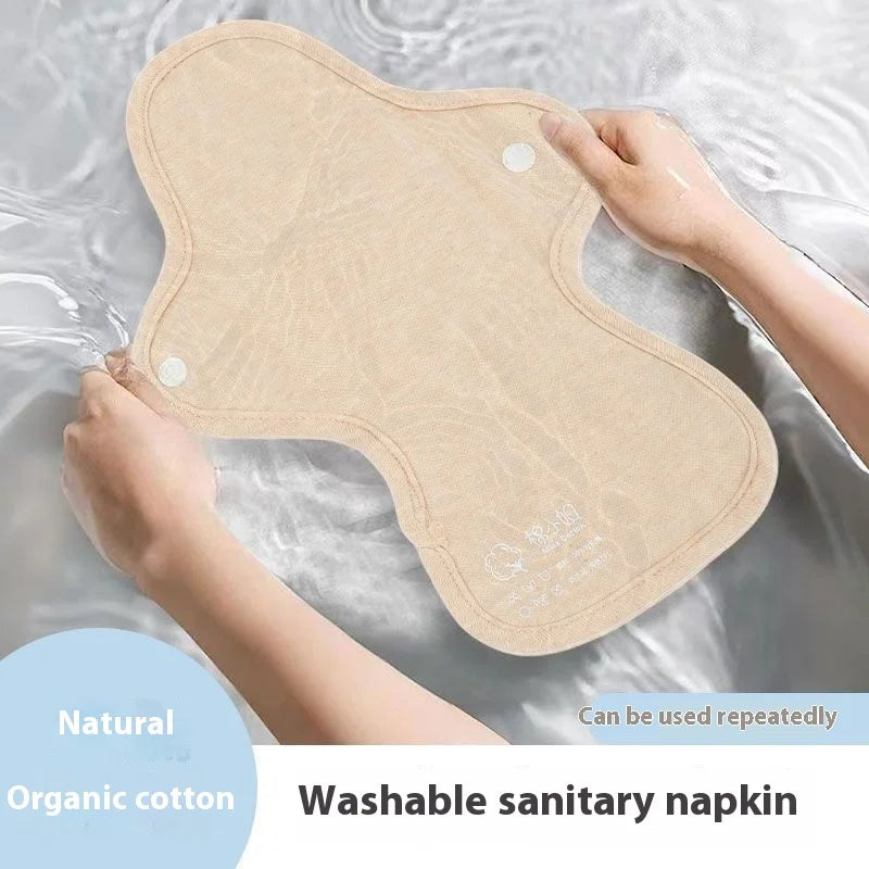 Cloth Sanitary Napkin, Bacteriostatic Extended Pads Cotton Leak-proof Reusable Washable Pad Menstrual Women Sensitive Skin Liner