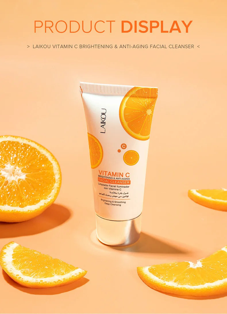 Dr.rashel Natural Vitamin C Nourishing Repair Cleanser Skin Care Whitening Moisturizing Shrinking Face Washing Product