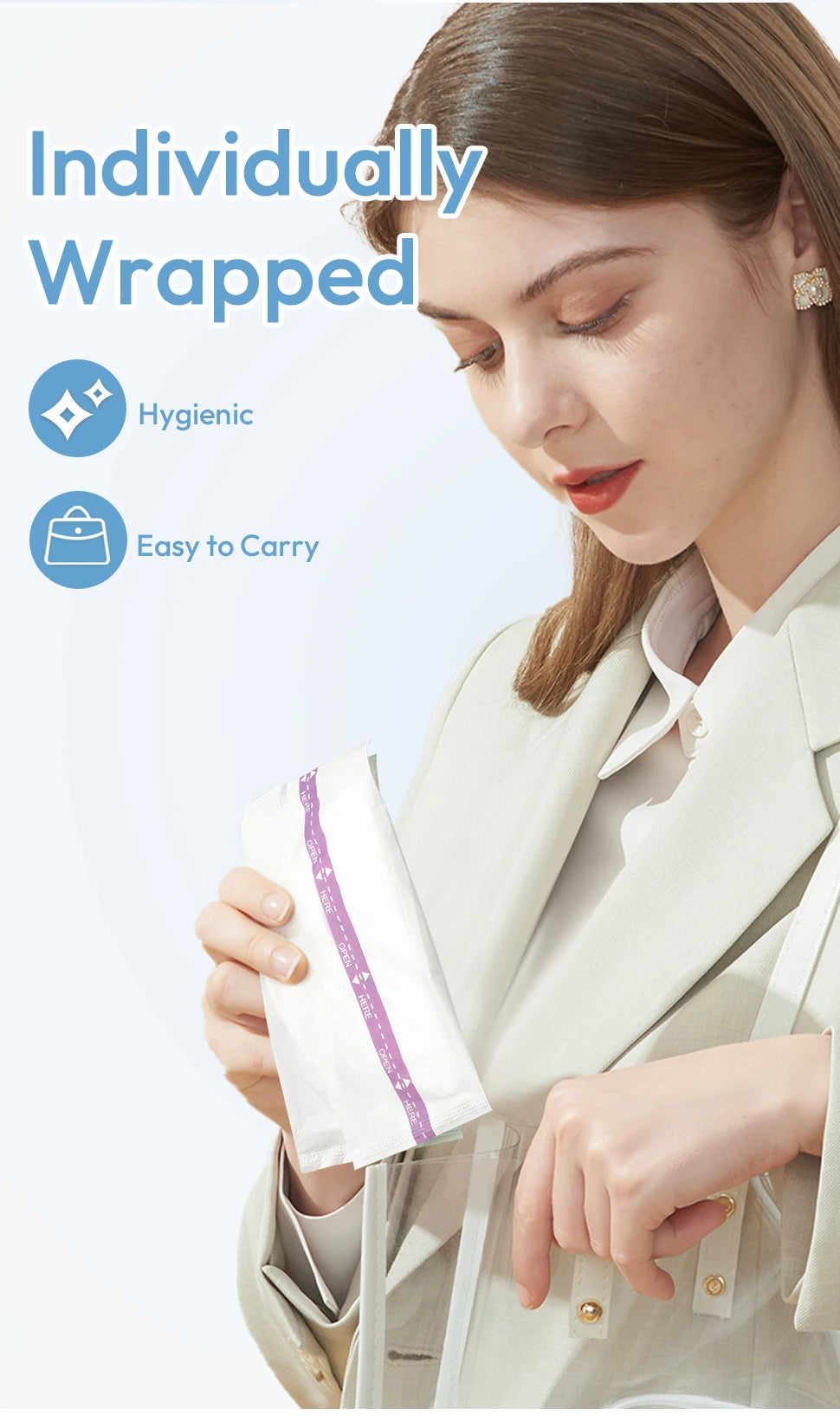 NCVI 2025 New Disposable Nursing Pads,Ultra Absorbent Breastfeeding Pads for Leaking Milk, Thin & Soft Nipple Pads