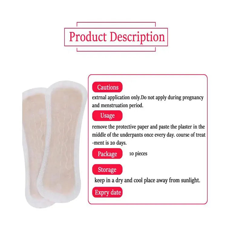 10--50pcs/no box Women Medicated Anion Gynecological Pads Female Inflammation Infection Chinese Medicine Tampons Sanitary Napkin