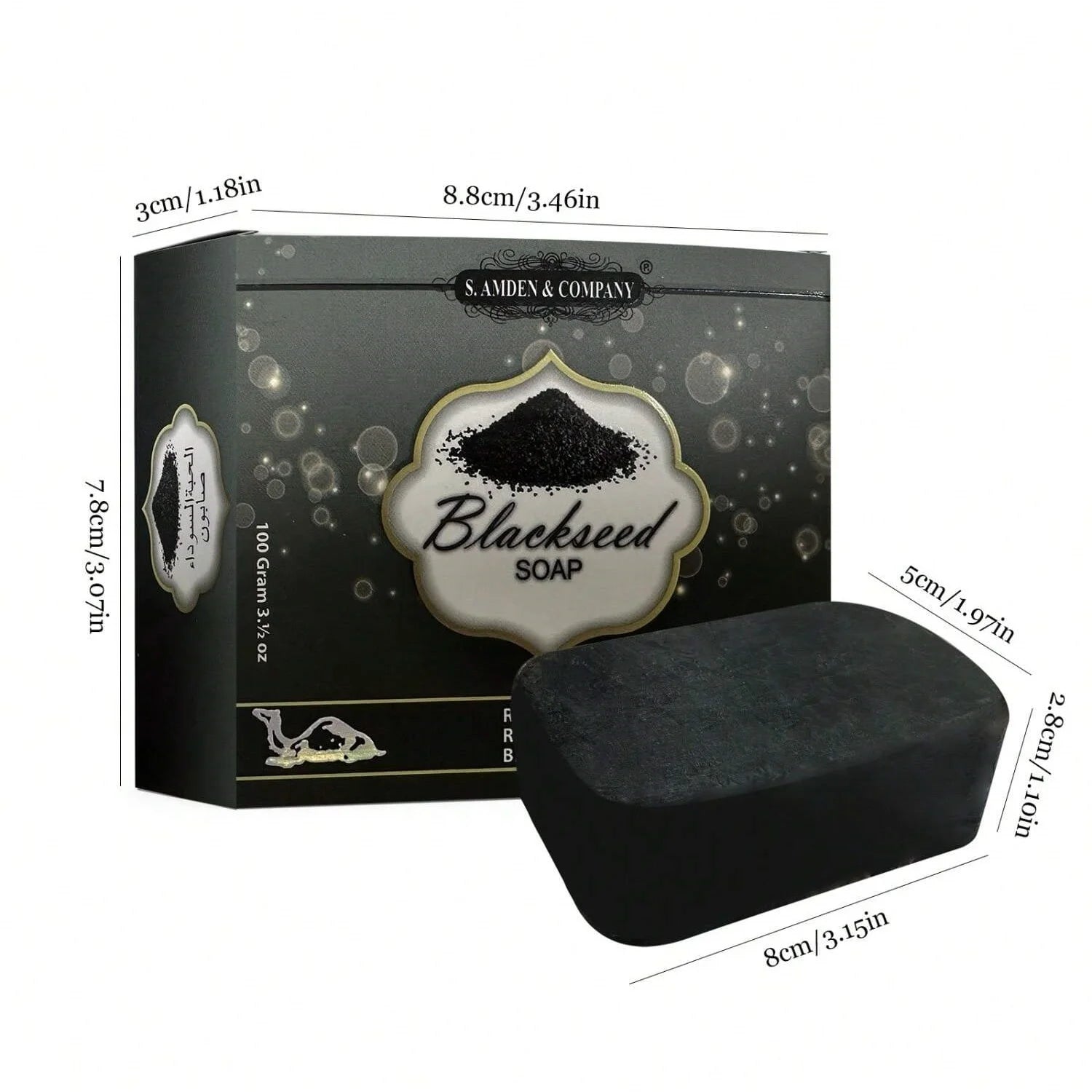 Universal Black Soap Gently Cleanses The Skin Cares Natural Ingredients Nourish The Skin For Facial Cleansing Body Bathing Gift