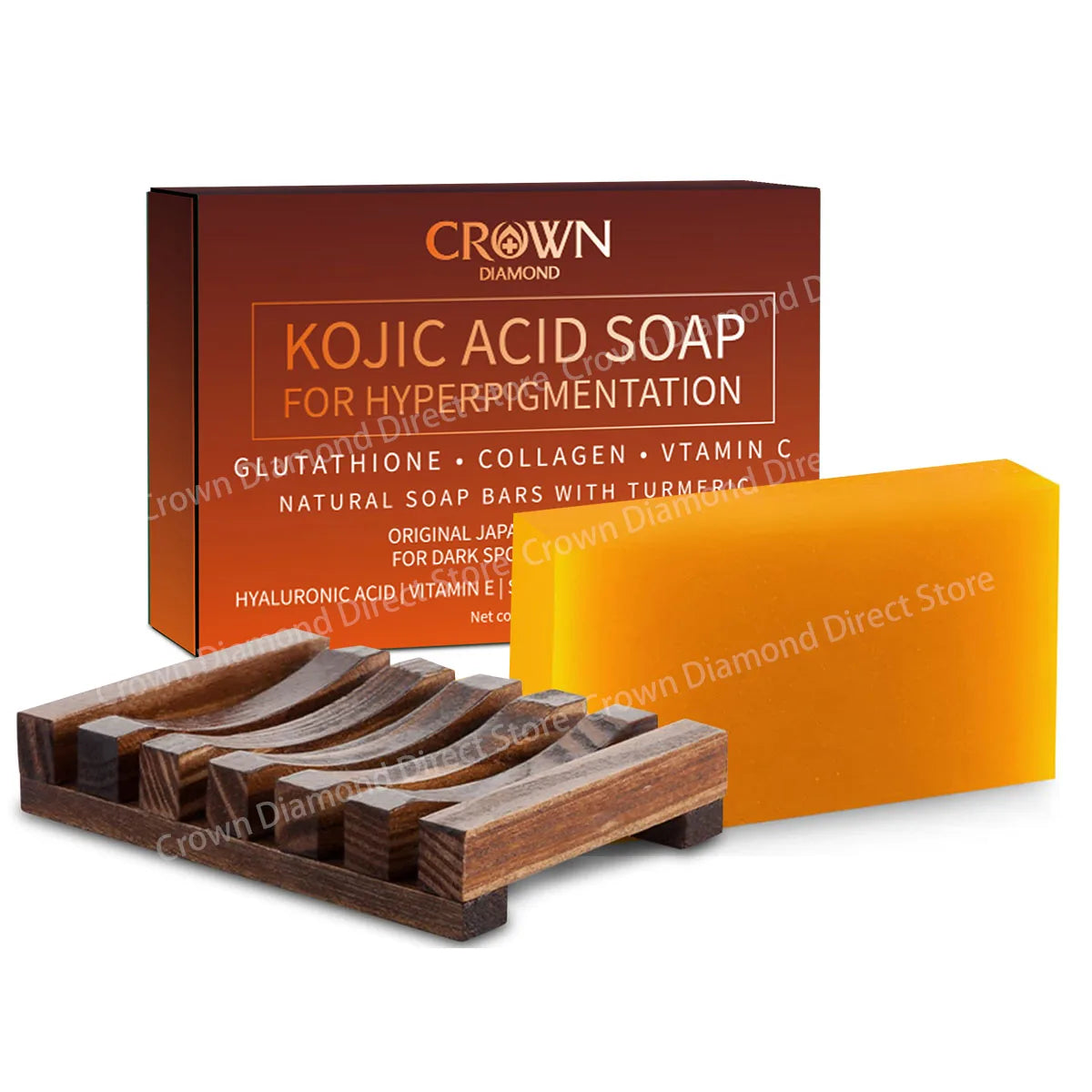 Turmeric Kojic Acid Soap Massage Soap Handmade Soap for Face and Bath for Deep Cleansing, Exfoliation, Body Moisturizing