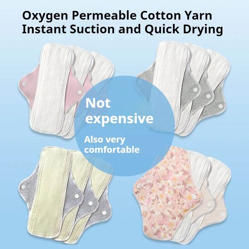 Potton Washable Urine Pads Aunt Women Leakage Adult Elderly Period Napkin Underwear Pad Care Waterproof Leak-proof Menstruation