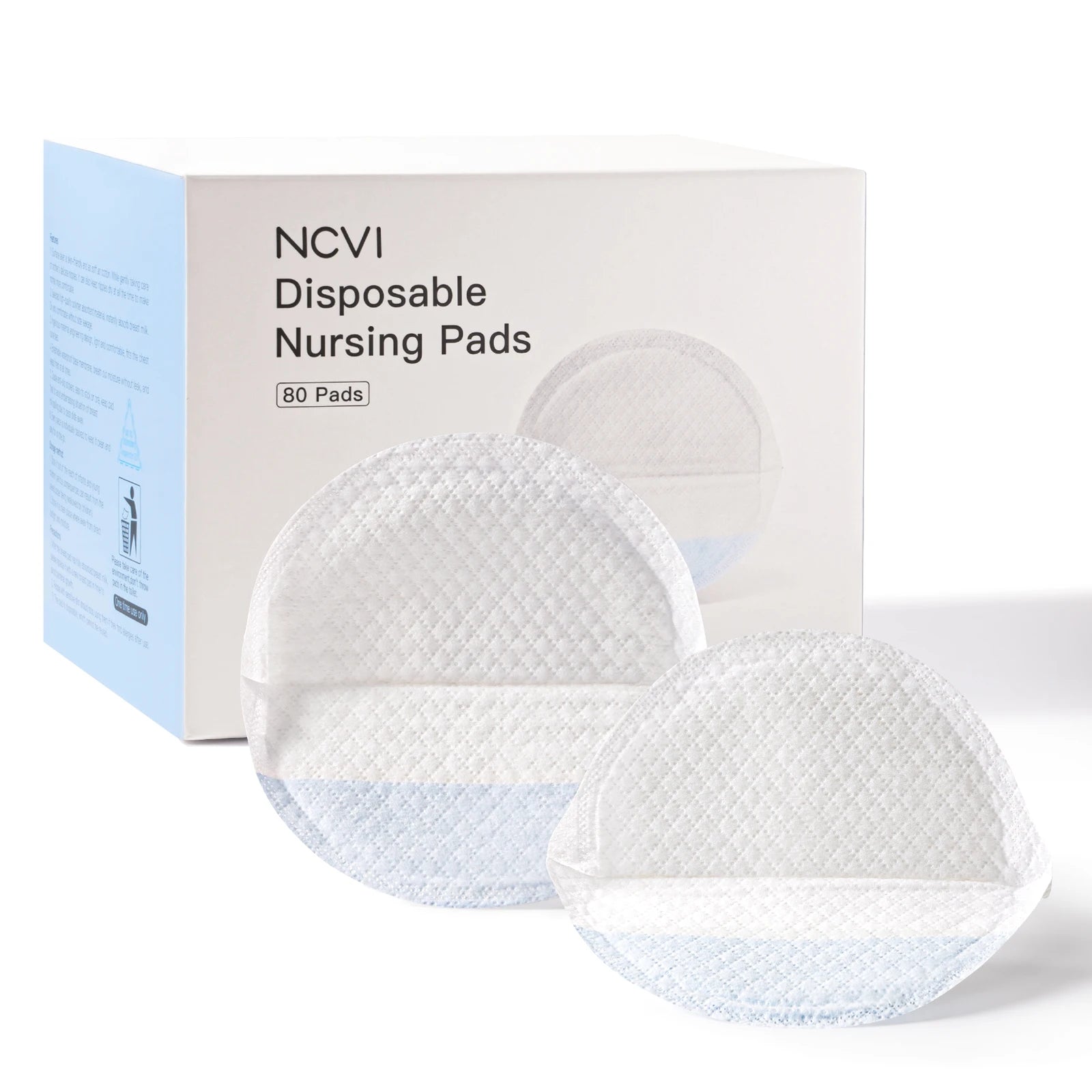 NCVI 2025 New Disposable Nursing Pads,Ultra Absorbent Breastfeeding Pads for Leaking Milk, Thin & Soft Nipple Pads