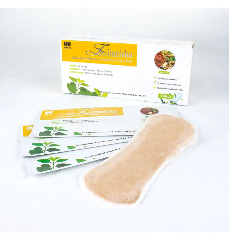 10Pcs Zimeishu Silver-ion Gynecological Cure Care Pad Womens Medicated Sanitary Pads Female Feminine Hygiene Yoni Pearls