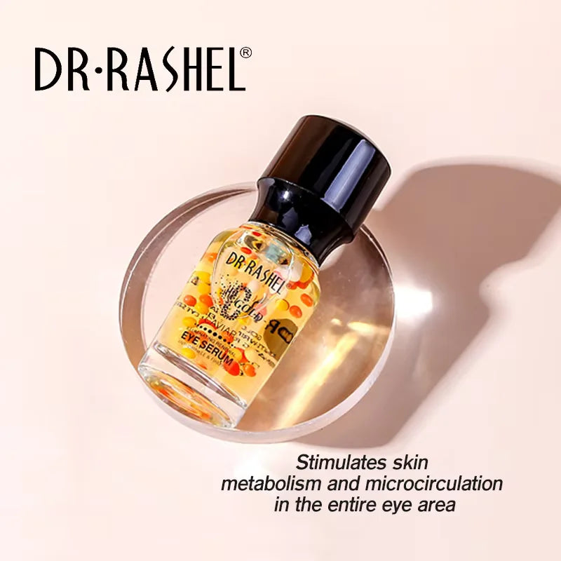 DR.RASHEL Gold Caviar Skin Face Serum Gold Collagen Hyaluronic Acid Oil Gel Formula Body Aging Improves Skin Elasticity