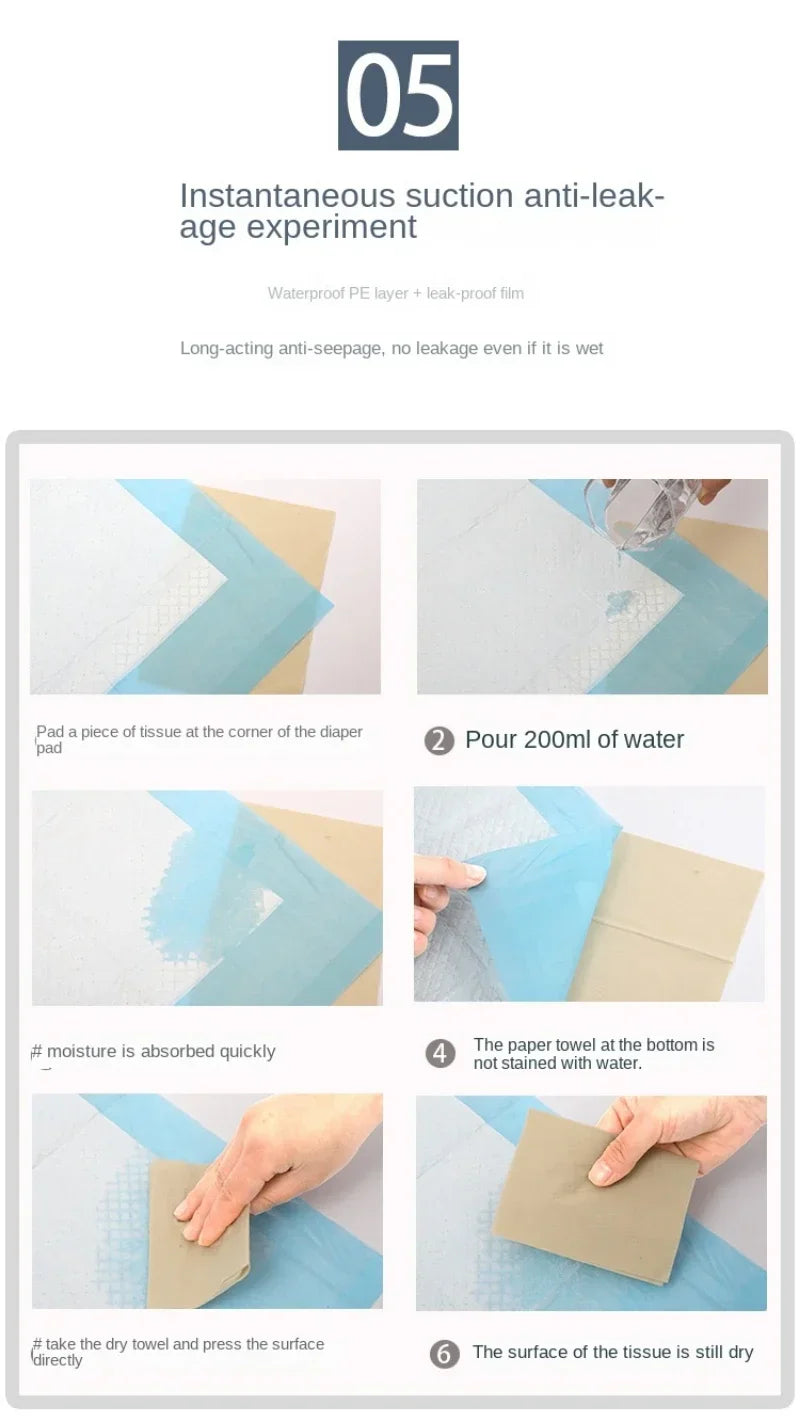 Super Absorbent Pet Diaper Dog Training Pee Pads Disposable Healthy Nappy Mat For Cats Dog Quick-dry