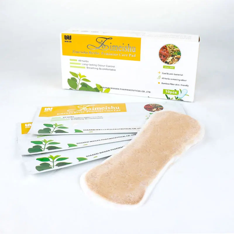10Pcs Zimeishu Silver-ion Gynecological Cure Care Pad Womens Medicated Sanitary Pads Female Feminine Hygiene Yoni Pearls